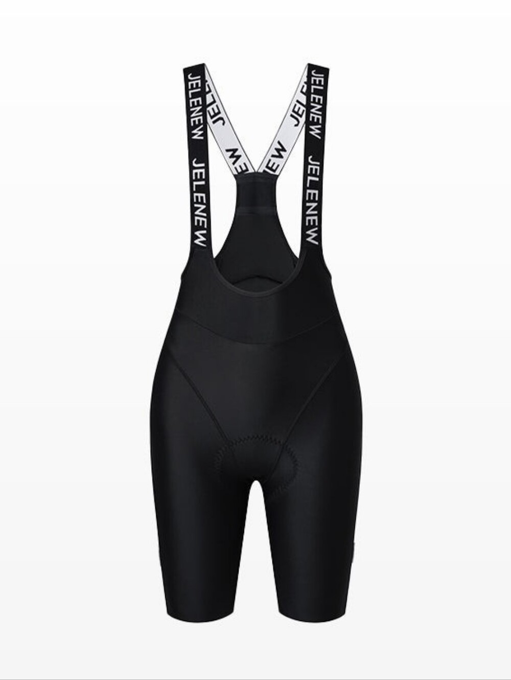 JELENEW Women’s Cycling Bib Shorts Black Padded Chamois Size M